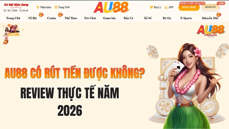 AU88 Có Rút Tiền Được Không? Review Thực Tế Năm 2026